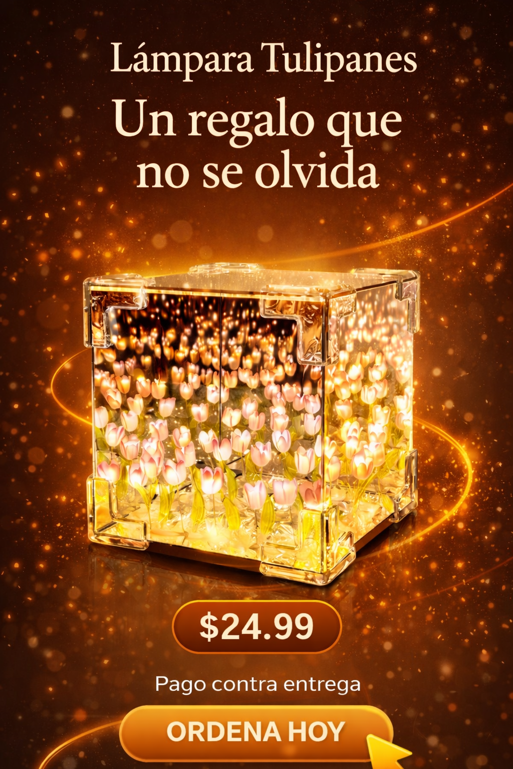 Lámpara Tulipanes ¿Listo para regalar algo diferente?