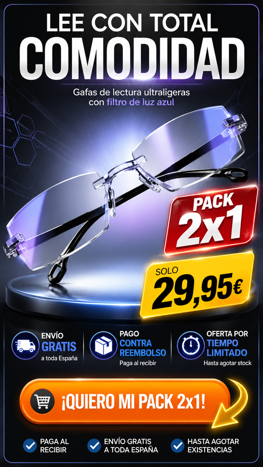 Gafas antirayos mas funda Oferta 2x1
