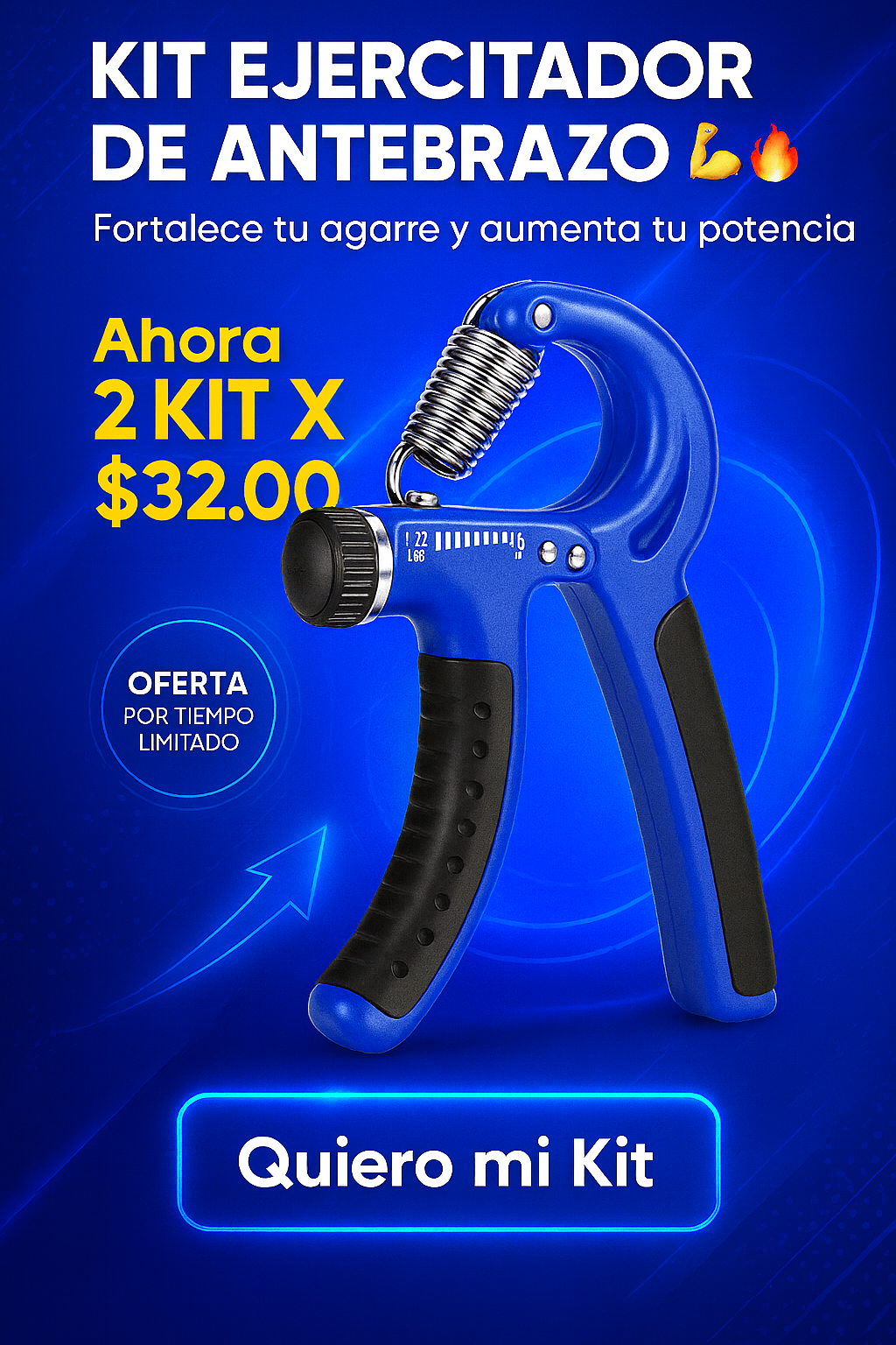 Kit Ejercitador Antebrazo 🔥 “¿Listo para mejorar tu fuerza sin ir al gym?”