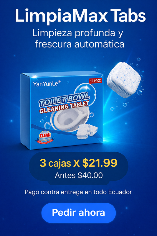 LimpiaMax Tab Tu baño puede verse como nuevo todos los días… ¿List@ para hacerlo sin esfuerzo?