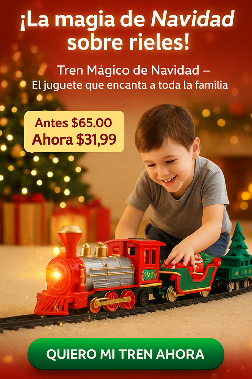Tren Mágico ¿Listo para que tu hogar se llene de magia esta Navidad?