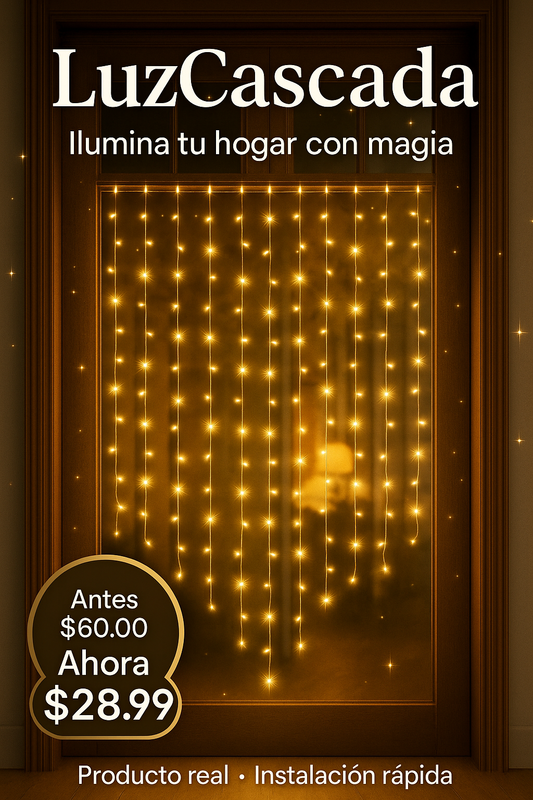 LuzCascada ¿Qué esperas para darle vida a tus espacios?