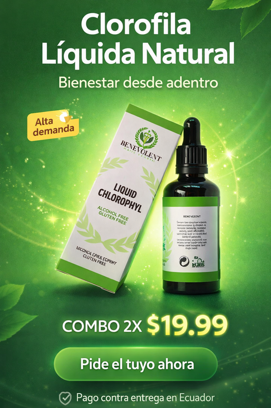 Clorofila Líquida Natural ¿List@ para sentirte mejor cada día?