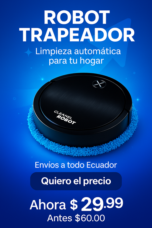 CleanBot Go Haz tu vida más fácil… ¿listo para olvidarte del trapeador?