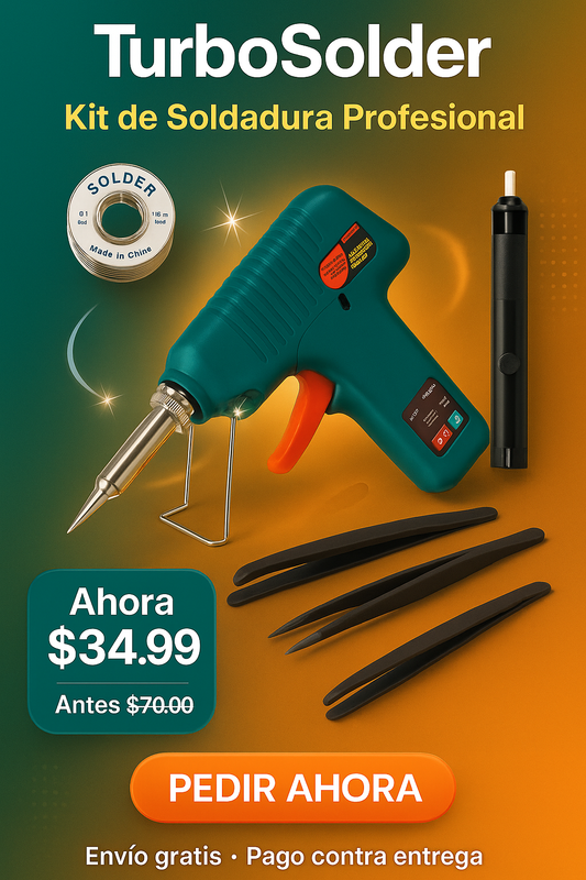 TurboSolder ¿Listo para reparar todo tú mismo? TurboSolder es tu herramienta definitiva.