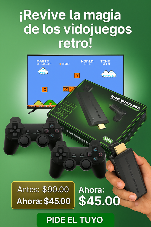 GameBox 4K “¿Cuánto vale volver a jugar con tus hijos los clásicos de tu infancia? 🎮”