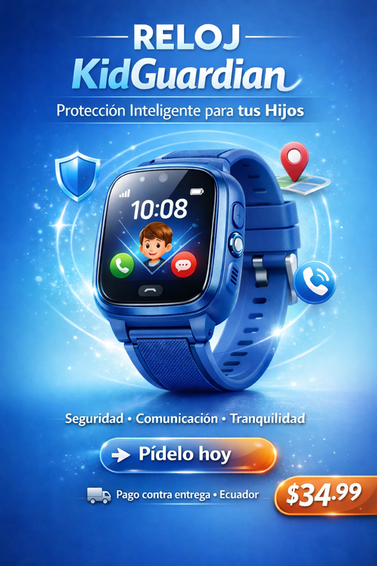 Reloj Kid Guardián ¿Y si hoy pudieras saber que tu hij@ está bien?