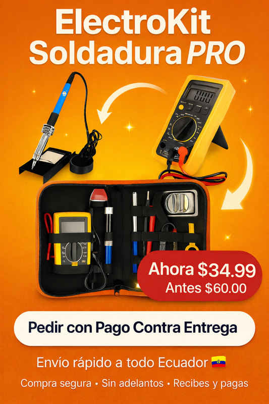 ElectroKit Soldadura Pro ¿Listo para reparar como un pro y dejar de pagar a técnicos por cada falla?